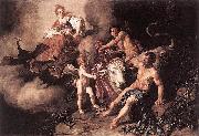 Pieter Lastman Juno Discovering Jupiter with Io oil painting on canvas